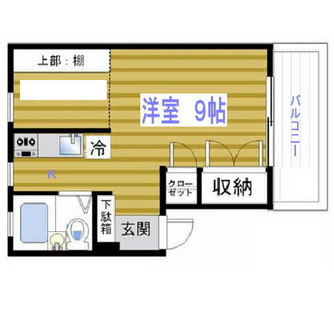 東京都北区滝野川６丁目 賃貸マンション 1K