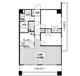 東京都品川区北品川５丁目 賃貸マンション 2LDK