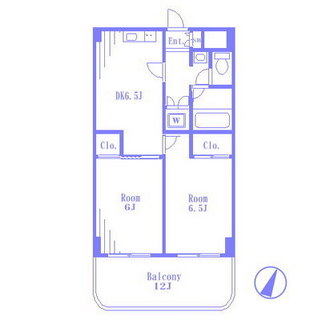 東京都北区滝野川７丁目 賃貸マンション 2DK