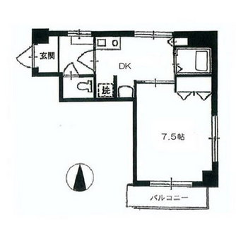 東京都渋谷区恵比寿３丁目 賃貸マンション 1DK