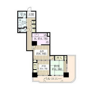 東京都北区赤羽西１丁目 賃貸マンション 2LDK