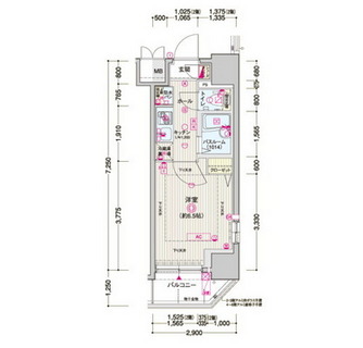 東京都豊島区池袋４丁目 賃貸マンション 1K