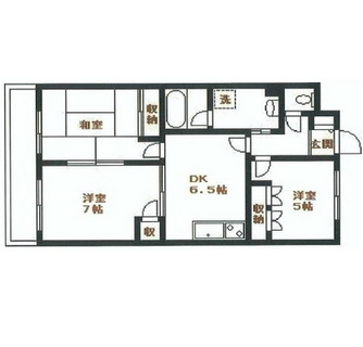 東京都北区赤羽３丁目 賃貸マンション 3DK