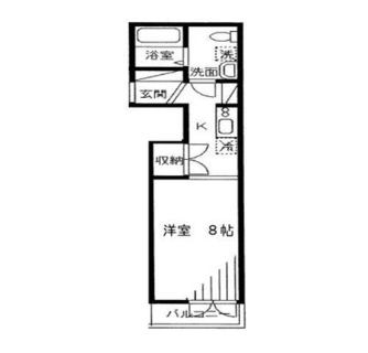 東京都板橋区板橋２丁目 賃貸アパート 1K