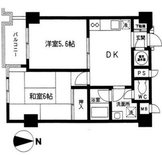 東京都豊島区東池袋１丁目 賃貸マンション 2DK