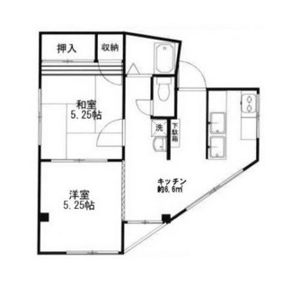 東京都北区滝野川７丁目 賃貸マンション 2K