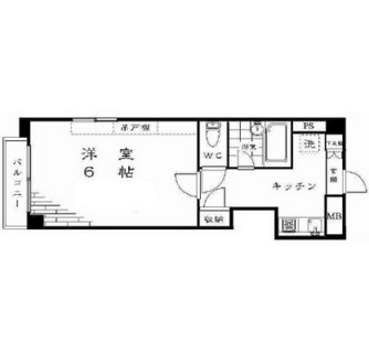 東京都豊島区西池袋４丁目 賃貸マンション 1K