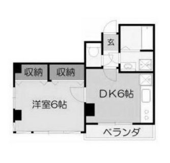 東京都北区岩淵町 賃貸マンション 1DK