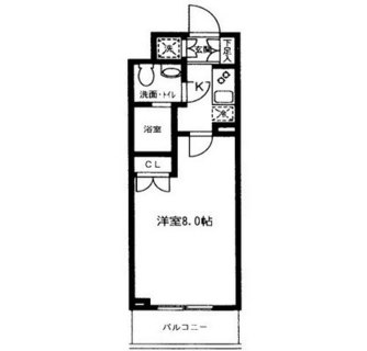 東京都北区滝野川７丁目 賃貸マンション 1K