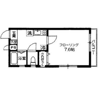 東京都北区赤羽２丁目 賃貸マンション 1K