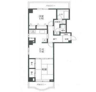 東京都北区滝野川７丁目 賃貸マンション 2DK