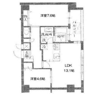 東京都北区赤羽２丁目 賃貸マンション 2LDK