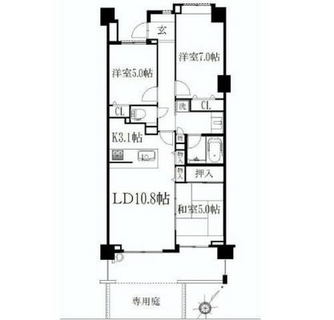 東京都北区赤羽北１丁目 賃貸マンション 3LDK