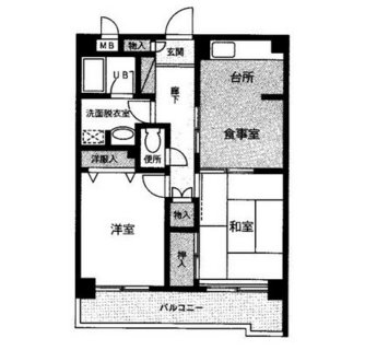 東京都北区赤羽３丁目 賃貸マンション 2DK