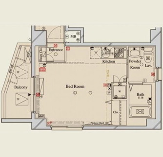 東京都北区赤羽西４丁目 賃貸マンション 1R