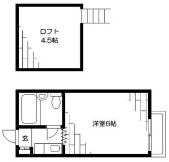 東京都豊島区池袋１丁目 賃貸アパート 1K