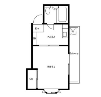 東京都北区上十条３丁目 賃貸マンション 1K