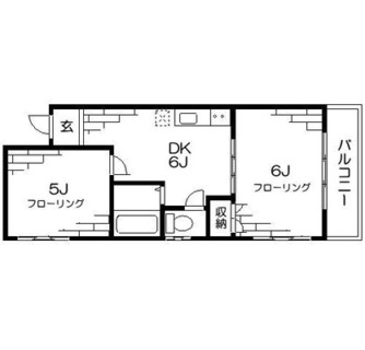 東京都北区桐ヶ丘２丁目 賃貸マンション 2DK