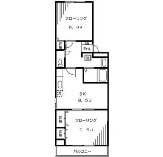 東京都板橋区板橋２丁目 賃貸マンション 2DK