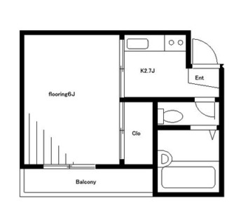 東京都北区滝野川７丁目 賃貸マンション 1K