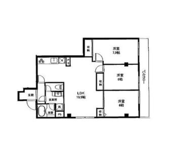 東京都北区浮間３丁目 賃貸マンション 3LDK