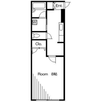 東京都北区滝野川６丁目 賃貸マンション 1K