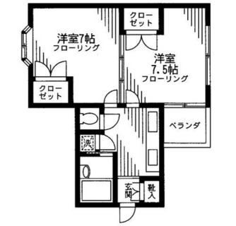 東京都北区赤羽１丁目 賃貸マンション 2K