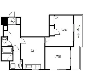 東京都北区滝野川７丁目 賃貸マンション 2DK