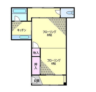 東京都板橋区板橋１丁目 賃貸マンション 2K