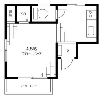 東京都北区志茂２丁目 賃貸マンション 1K