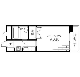 東京都板橋区舟渡３丁目 賃貸マンション 1K