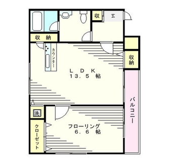 東京都北区滝野川６丁目 賃貸マンション 1LDK