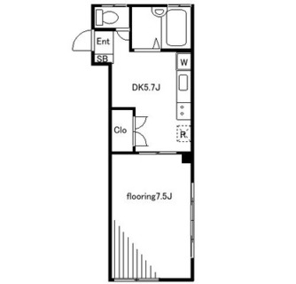 東京都北区中十条２丁目 賃貸マンション 1DK