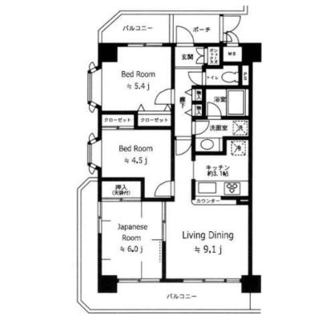 東京都北区浮間３丁目 賃貸マンション 3LDK