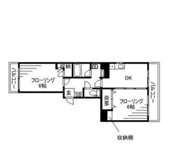 東京都板橋区板橋１丁目 賃貸マンション 2DK