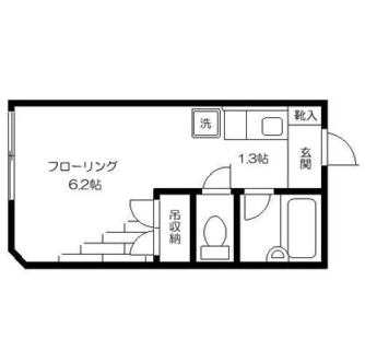 東京都豊島区西池袋２丁目 賃貸アパート 1R