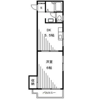 東京都北区滝野川７丁目 賃貸マンション 1DK