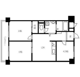 東京都北区滝野川７丁目 賃貸マンション 2SLDK