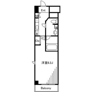 東京都北区赤羽１丁目 賃貸マンション 1K