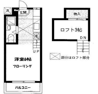 東京都北区滝野川５丁目 賃貸アパート 1K