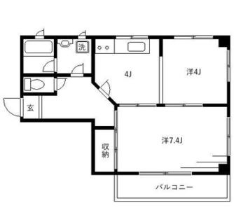 東京都豊島区池袋２丁目 賃貸マンション 2K