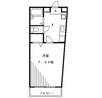 東京都北区岩淵町 賃貸マンション 1K