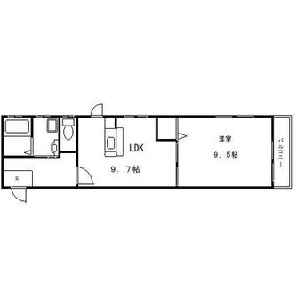 東京都北区中十条２丁目 賃貸マンション 1LDK