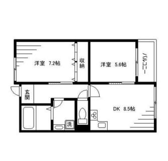 東京都北区赤羽西１丁目 賃貸マンション 2DK