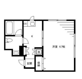 東京都北区滝野川６丁目 賃貸マンション 1K