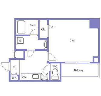 東京都北区滝野川７丁目 賃貸マンション 1K