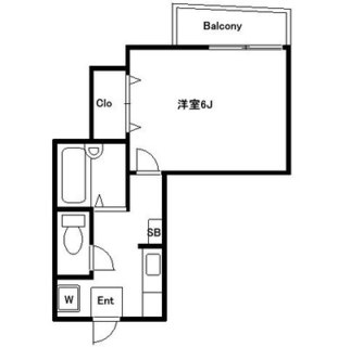 東京都北区上十条１丁目 賃貸アパート 1K