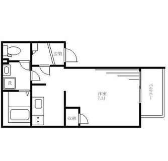 東京都北区滝野川６丁目 賃貸マンション 1R