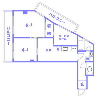 東京都北区赤羽北１丁目 賃貸マンション 2SDK